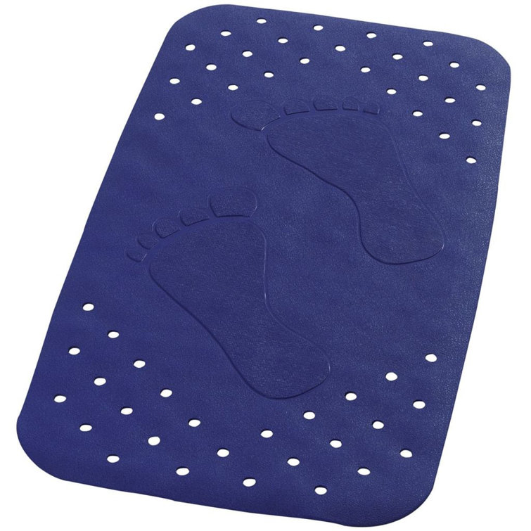 Symple Stuff Ridder NonSlip Bath Mat Plattfuß 72 x 38cm Blue Wayfair